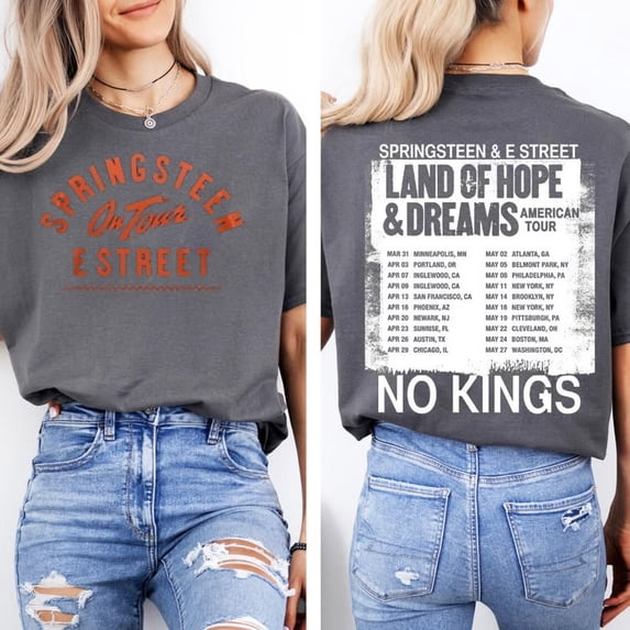 Bruce Springsteen American Tour E Street and Bruce Springsteen 2026 T-shirt Sizes S-5XL