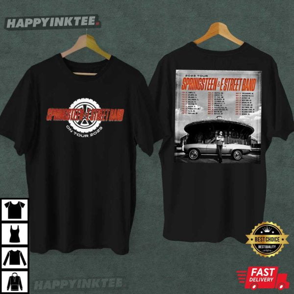 Bruce Springsteen And E Street Band First 2023 Tour TShirt