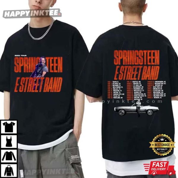 Bruce Springsteen And E Street Band North American Tour 2023 TShirt