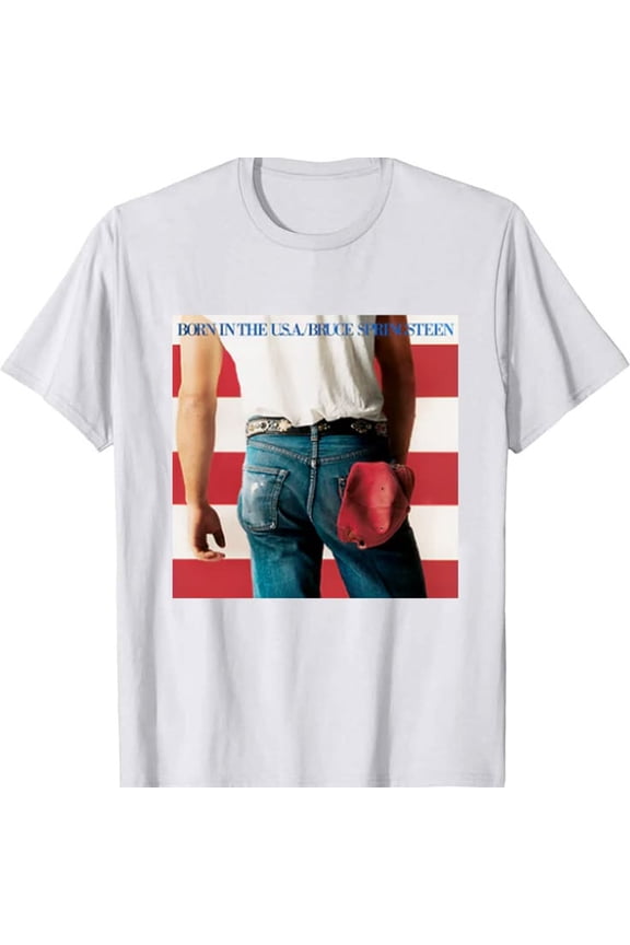 Bruce Springsteen Born In The Tee T-shirt Sizes S-5XL Goldengate