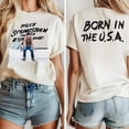thumbnail image 1 of Bruce Springsteen Retro Born In The Photo Tee T-shirt Sizes S-5XL Goldengate, 1 of 5