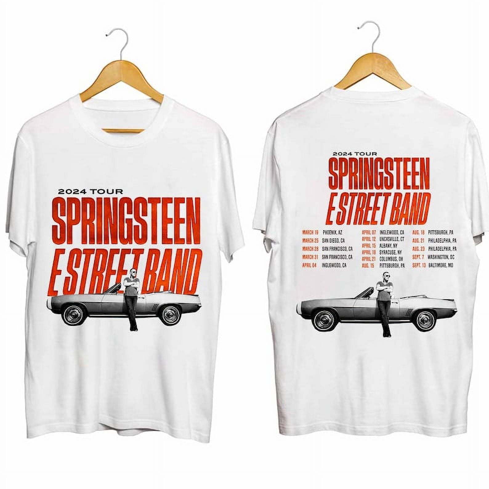 Bruce Springsteen & The E Street Band Rescheduled US Tour 2024 Shirt