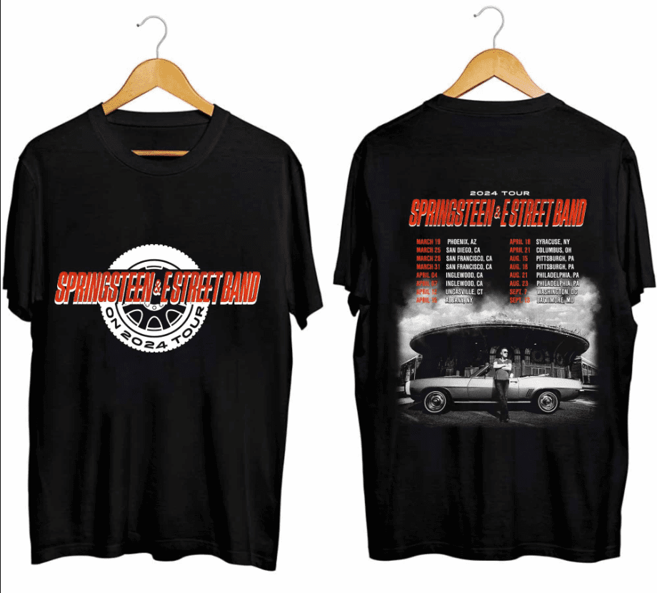 Bruce Springsteen & The E Street Band Rescheduled US Tour 2024 TShirt