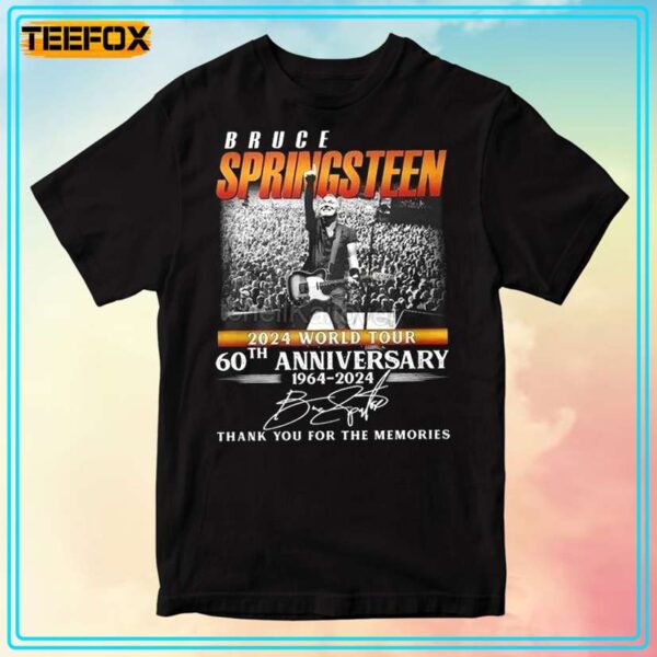 Bruce Springsteen Tour 2024 60th Anniversary TShirt