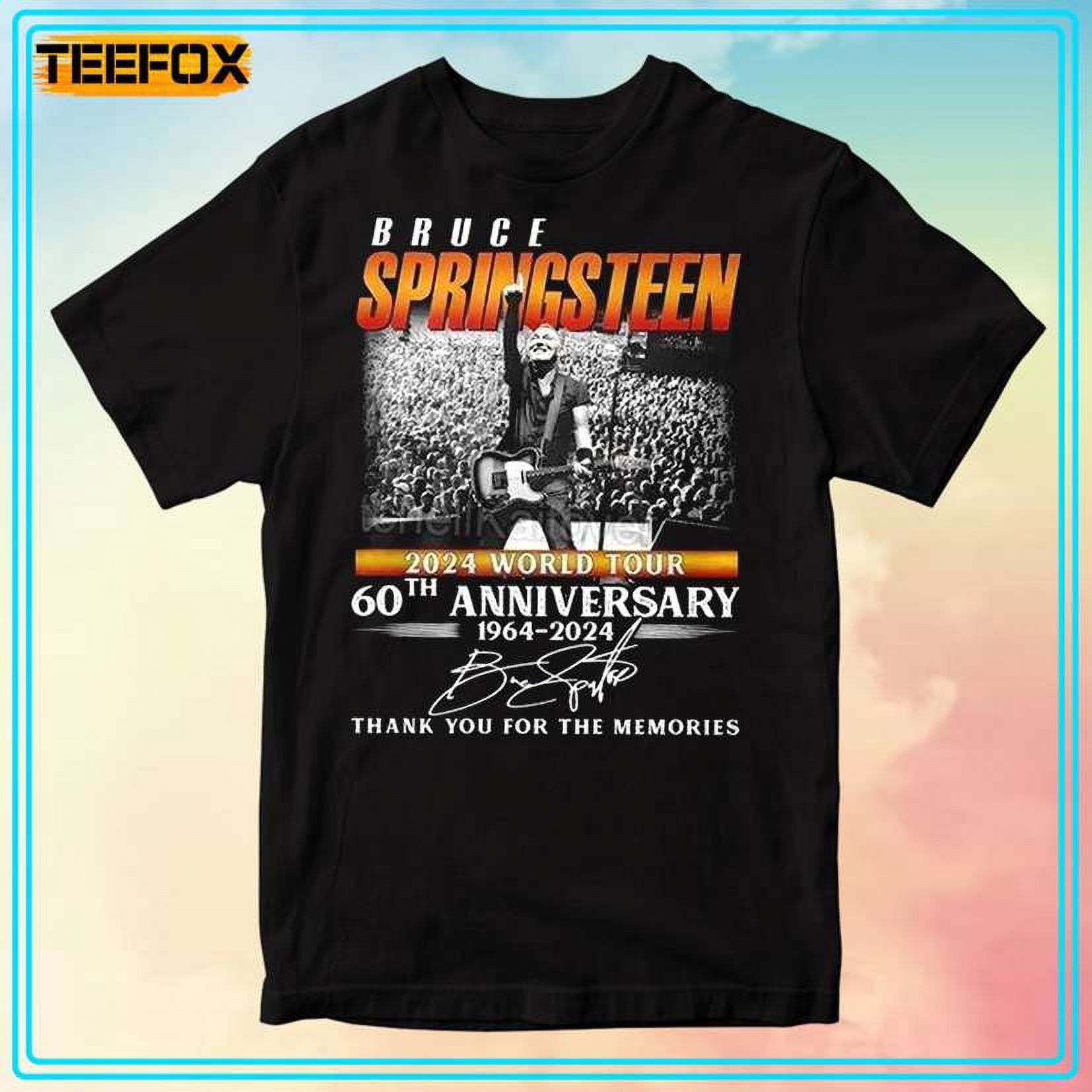 Bruce Springsteen Tour 2024 60th Anniversary Unisex Tshirt