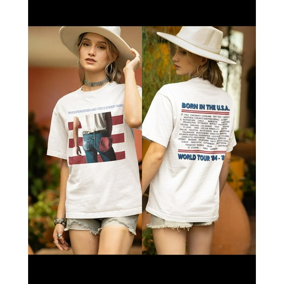 Bruce Springsteen Tour 2024 Unisex Tshirt