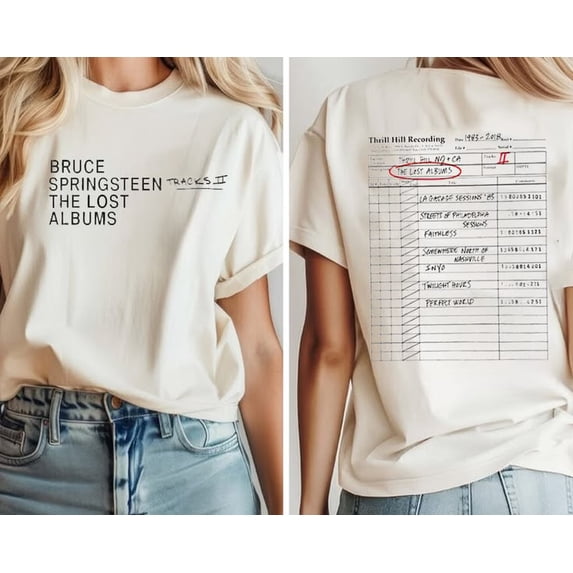 Bruce Springsteen Tracks II: The Lost Albums Tee T-shirt Sizes S-5XL Goldengate