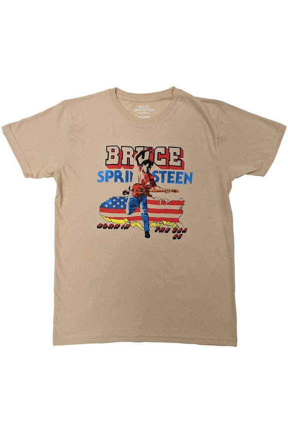 Bruce Springsteen Unisex T-Shirt: Born in The USA '85 (Large)