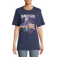 thumbnail image 1 of Bruce Springsteen Women's Junior USA Short Sleeve Graphic Tee, 1 of 5