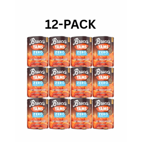 Bruce's Canned Yams Cut Sweet Potatoes in Splenda, 40 oz - 12 Pack