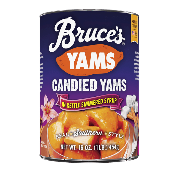 Bruce's Yams Candied Sweet Potatoes in Syrup, 16 oz Can Walmart