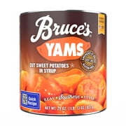 Bruce's Yams Cut Sweet Potatoes in Syrup, 29 oz Can, Allergen-Free