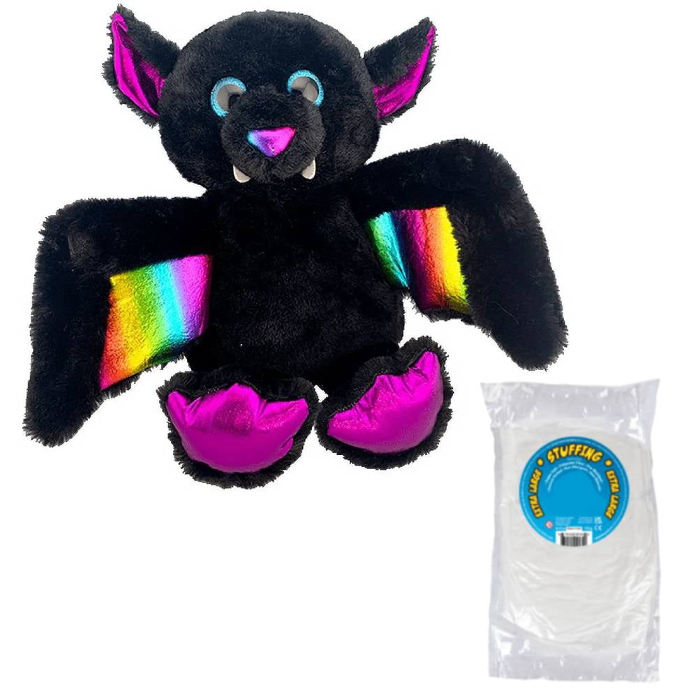 Plush Gear Bruce the Bat DIY Plush Toy Kit with Stuffing and Birth ...
