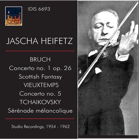 Bruch / Vieuxtemps / Tchaikovsky / Heifetz - Concertos - Music & Performance - CD