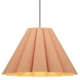 thumbnail image 1 of Bruck Lighting Weplor/70 Lora 28" Wide Abstract Pendant - Rose / Ash, 1 of 2