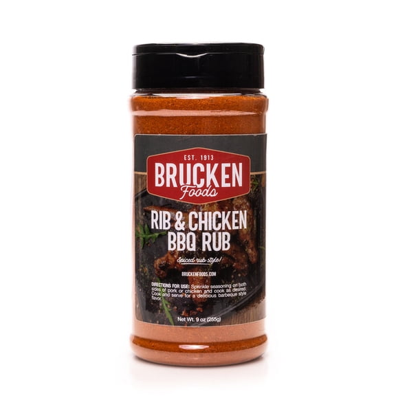 Brucken Foods Rib & Chicken BBQ Rub 9oz