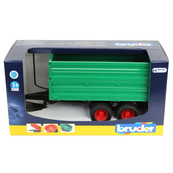 Bruder 02010 Green Trailer w/ Removable Top