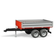 Bruder 02019 Tipping Trailer with Grey Sides