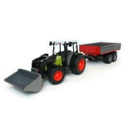 Bruder 02112 CLAAS Nectis 267 F w/ Frontloader and Trailer