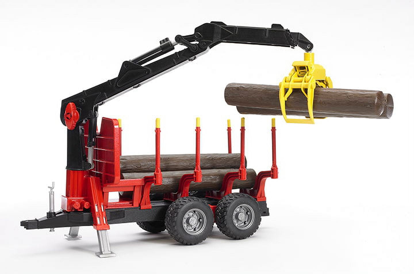 Bruder 02252 Forestry Trailer with Crane, Grapple and 4 Logs