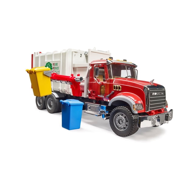 Bruder 02811 MACK Granite Side Loading Garbage Truck - Walmart.com