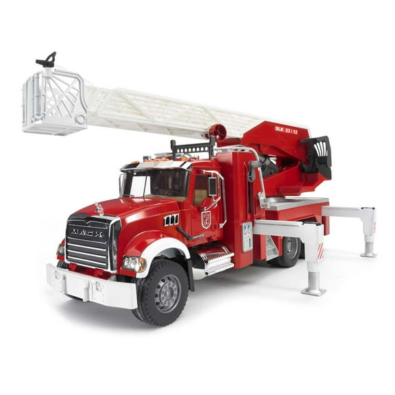 Bruder 02821 MACK Granite Fire Engine w/ Water Pump and Light & Sound