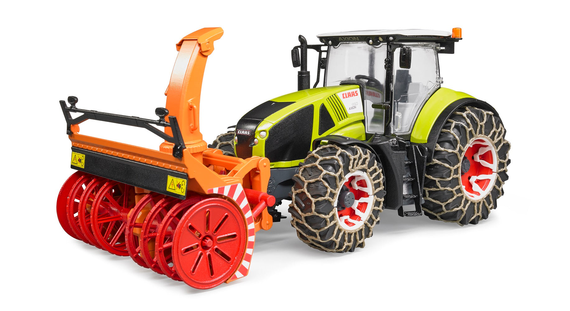 Bruder 03017 Claas Axion 950 w/ Snow Chains and Snow Blower - image 1 of 2