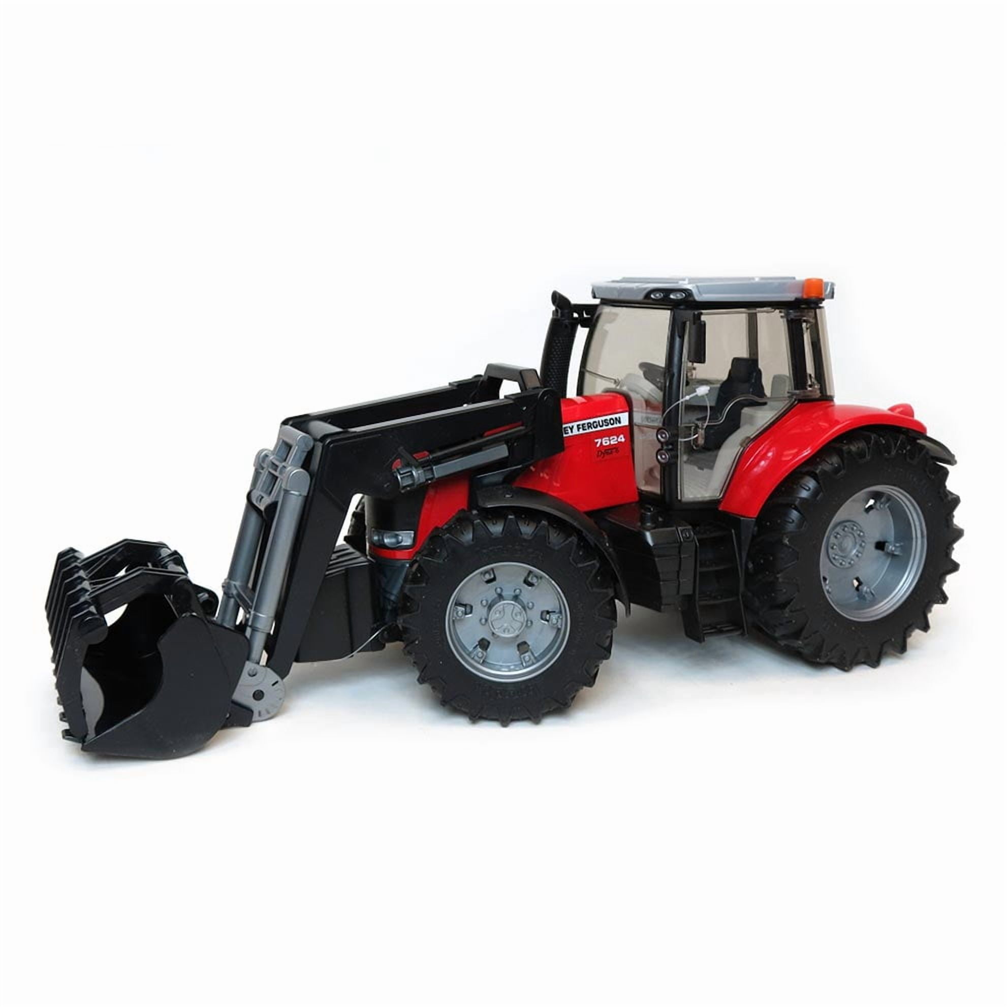 Bruder 03047 Massey Ferguson 7624 w/ Frontloader - Walmart.com