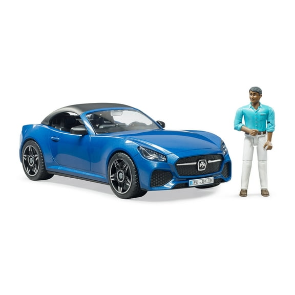 Bruder 03481 Roadster w/ Driver Blue