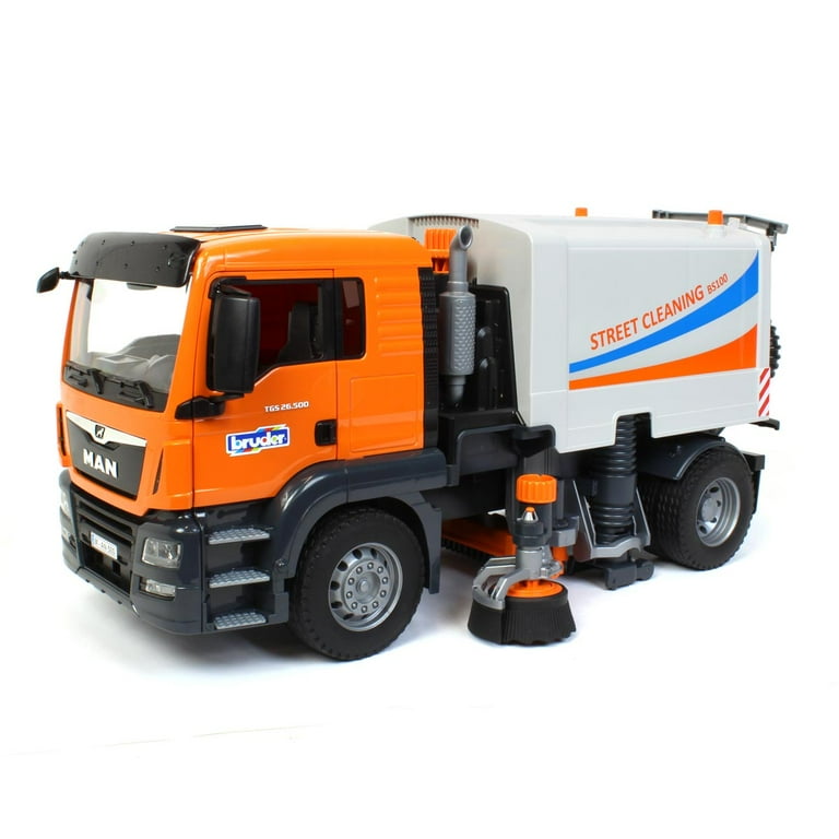 Bruder 03780 MAN TGS Toy Street Sweeper Vehicle - Walmart.com
