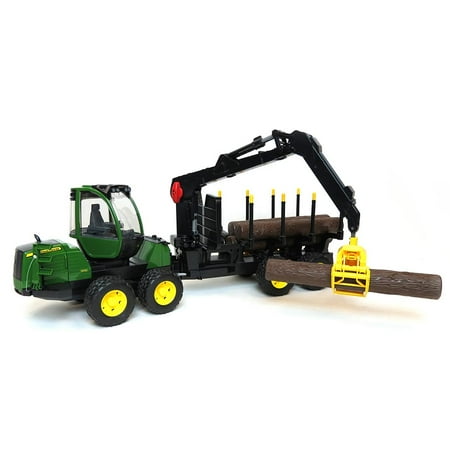 Bruder 09805 John Deere 1210E Log Hauler, 4 Trunks and Grabber 26.10.10