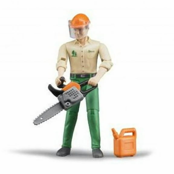 Bruder 1/16 Forestry Worker with Chain Saw and Accessories 60030