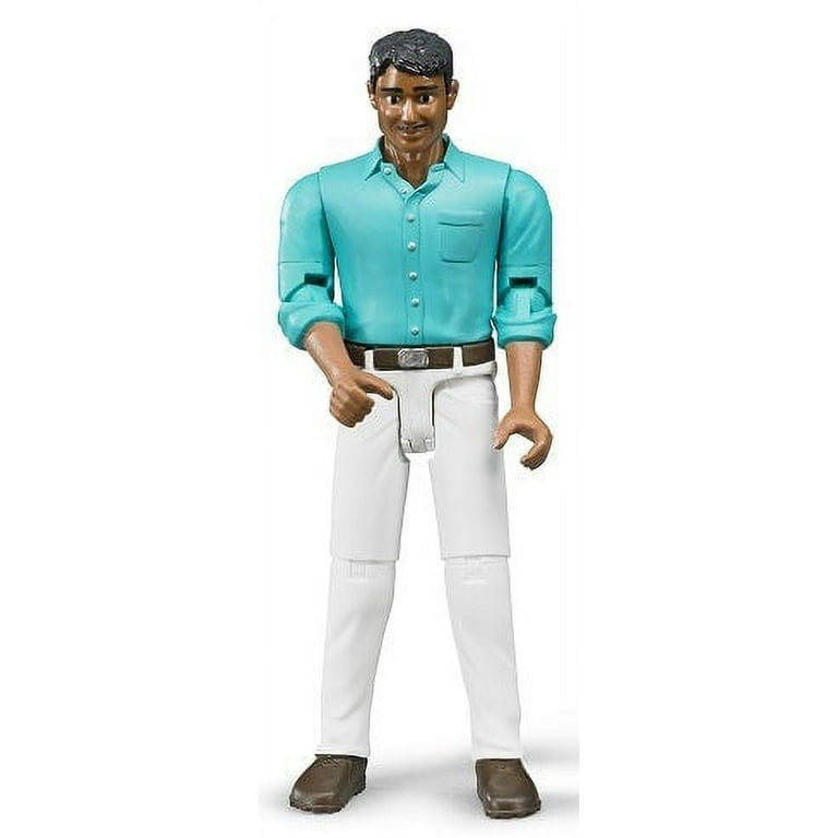 Bruder - 60404 - Figurine - Woman of Color with Jean Turquoise