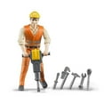 thumbnail image 1 of Bruder 1/16 Construction Worker with Jack Hammer & Accessories 60020, 1 of 3