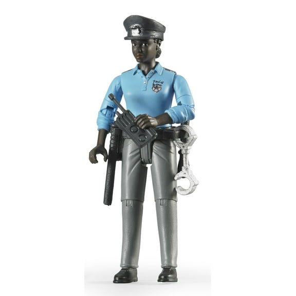 Bruder 60431 Policewoman, Dark Skin, Accessories
