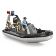 thumbnail image 1 of 1/16 Police Boat with Rotating Beacon and Figurines by Bruder Bworld 62733, 1 of 4