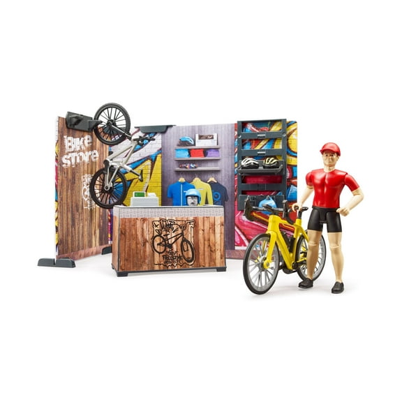 Bruder 63120 Bworld Bike Shop and Service