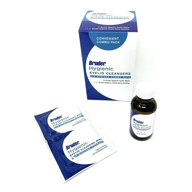Bruder Hygienic Eyelid Cleansers Value Pack Hygienic Eyelid Wipes