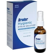 Bruder Hygienic Eyelid Solution Spray - Pure 0.02% Hypochlorous Acid, Daily Use Eyelid and Lash Cleanser for Dry Eye, Blepharitis Irritation and Stye Relief, (30mL)