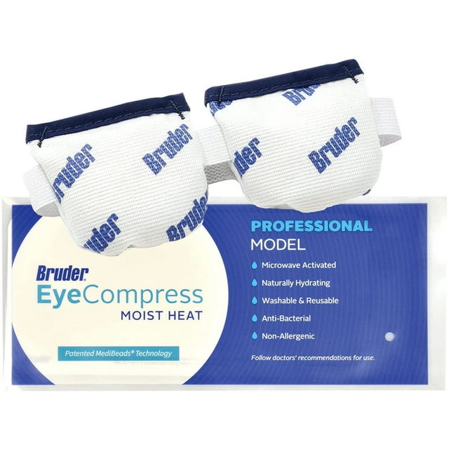 Bruder Moist Heat Eye Compress Microwave Activated Fast Acting and
