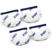 Bruder Moist Heat Eye Compress | Microwave Activated | Reusable, Washable | Fast Relief for Dry Eye | Pack of 2