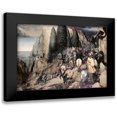 thumbnail image 1 of Bruegel the Elder, Pieter 14x11 Black Modern Framed Museum Art Print Titled - The Conversion of Saint Paul, 1 of 5