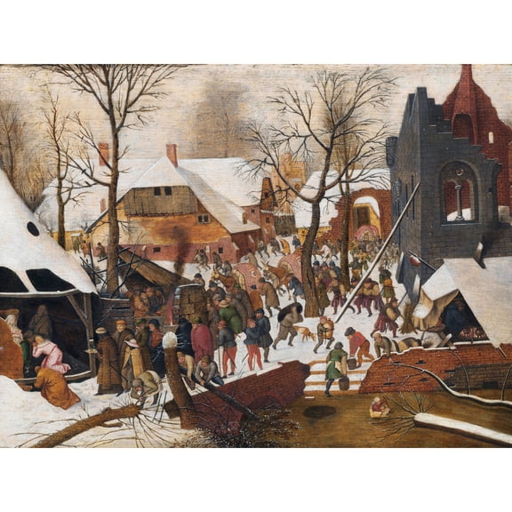Brueghel Adoration Magi Religious Painting Extra Large XL Wall Art Poster Print