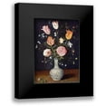 thumbnail image 1 of Brueghel, Jan 14x18 Black Modern Framed Museum Art Print Titled - Tulips, Roses, Forget-Me-Nots and Other Flowers, 1 of 5