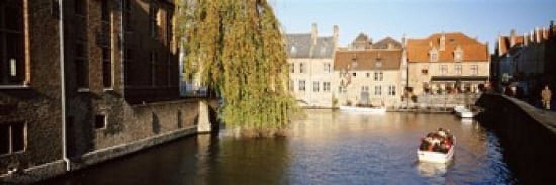 Brugge Belgium Canvas Art - Panoramic Images (18 x 7)