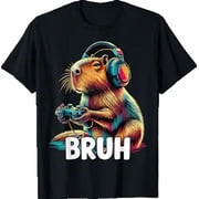 Bruh Capybaras Funny Video Games Capybara T-Shirt