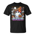 thumbnail image 1 of Bruh Cute Ghost Halloween Trick And Treat Candy T-Shirt - Funny Spooky Graphic Tee - Unisex Apparel for Kids & Adults - Perfect for Hauntingly Sweet Fun, 1 of 3