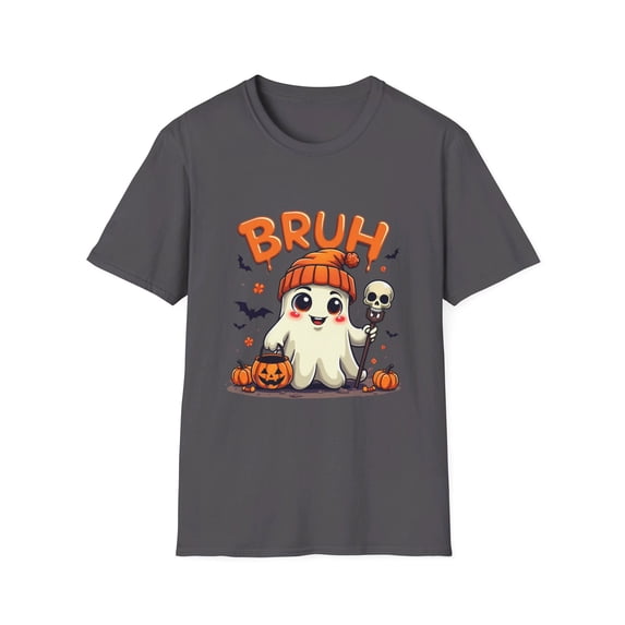Bruh Ghost Halloween T-Shirt