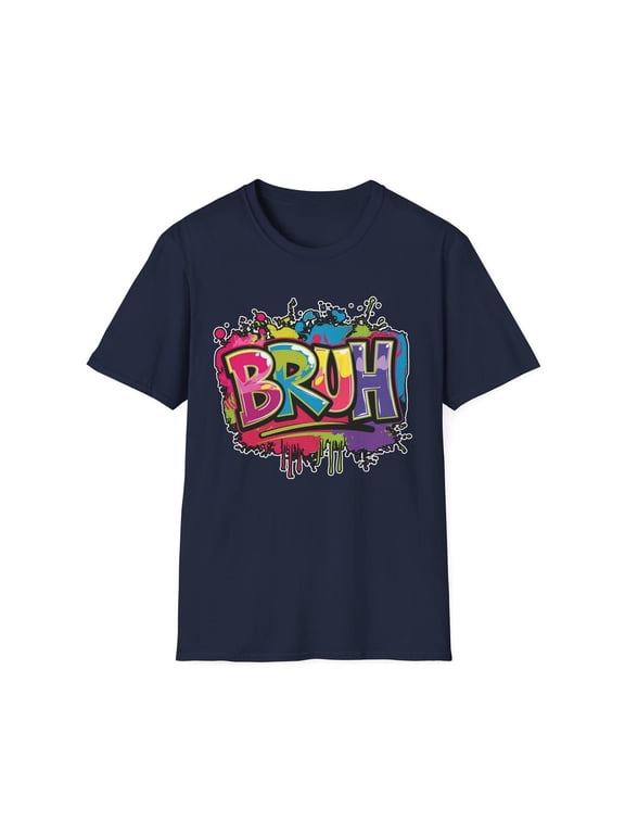 Bruh Graphic Casual Streetwear T-Shirt