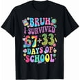 thumbnail image 1 of Bruh I Survived 67 33 Days of School Six Seven Meme 100 Days T-Shirt, 1 of 6